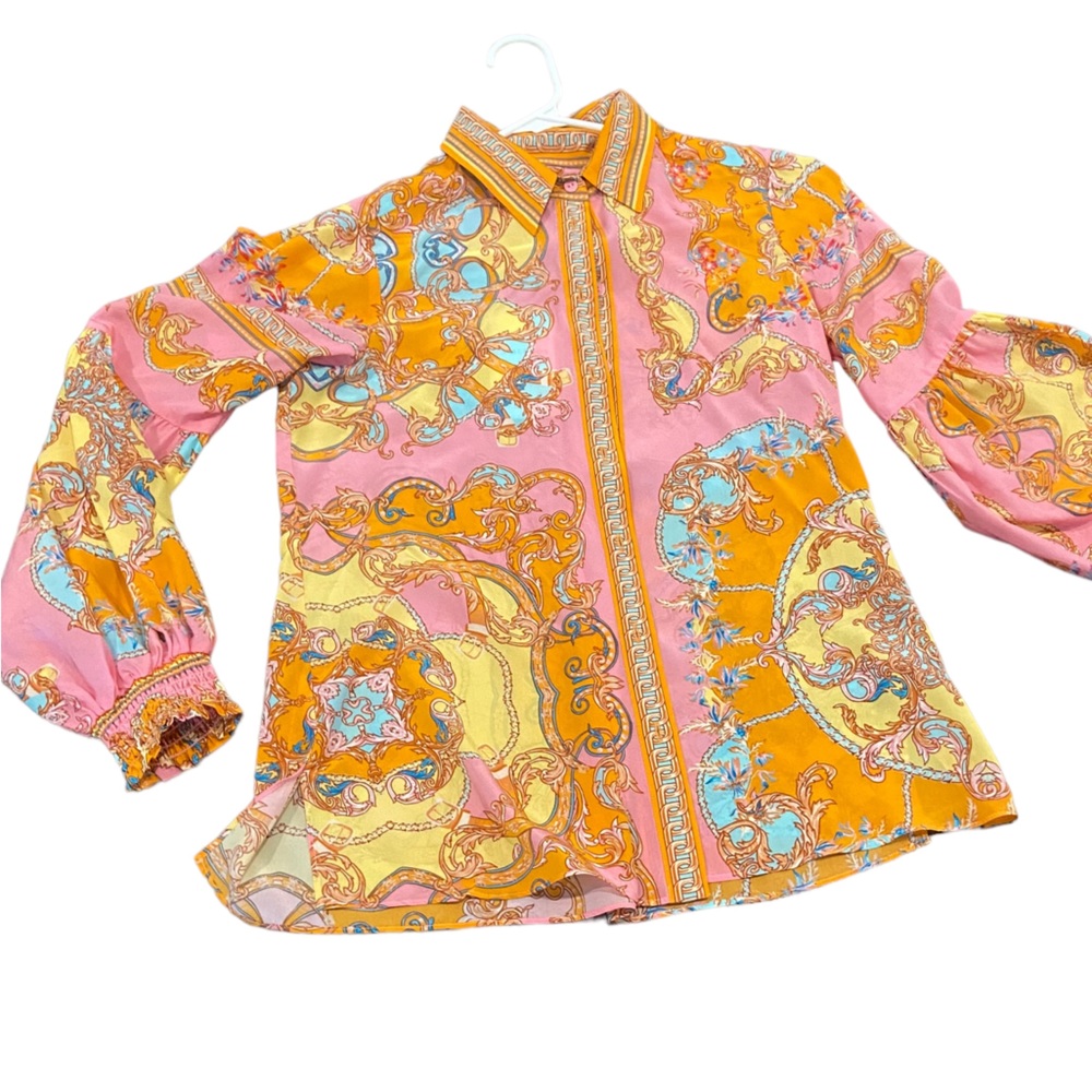 HaleBob 100% silk blouse.
